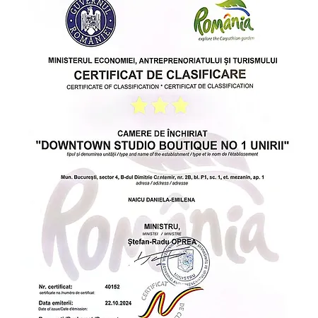 Nr1 Downtown Boutique Unirii Apartamento